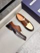J.M.WESTON Man Brown and white Calfskin Business Leather Shoes 042854 (2)_th.jpg